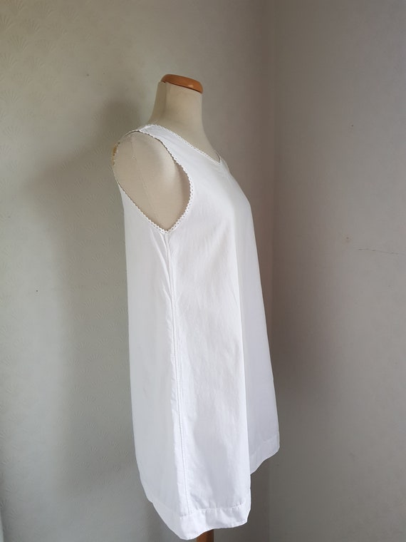 Antique White Cotton Lace Embroidery Edwardian 20… - image 7