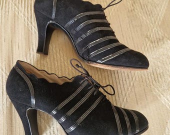 30s 40s Art Deco Pumps Norwegian EU size 36