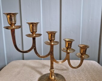 Brass Candlestick holder Scandinavian Hygge