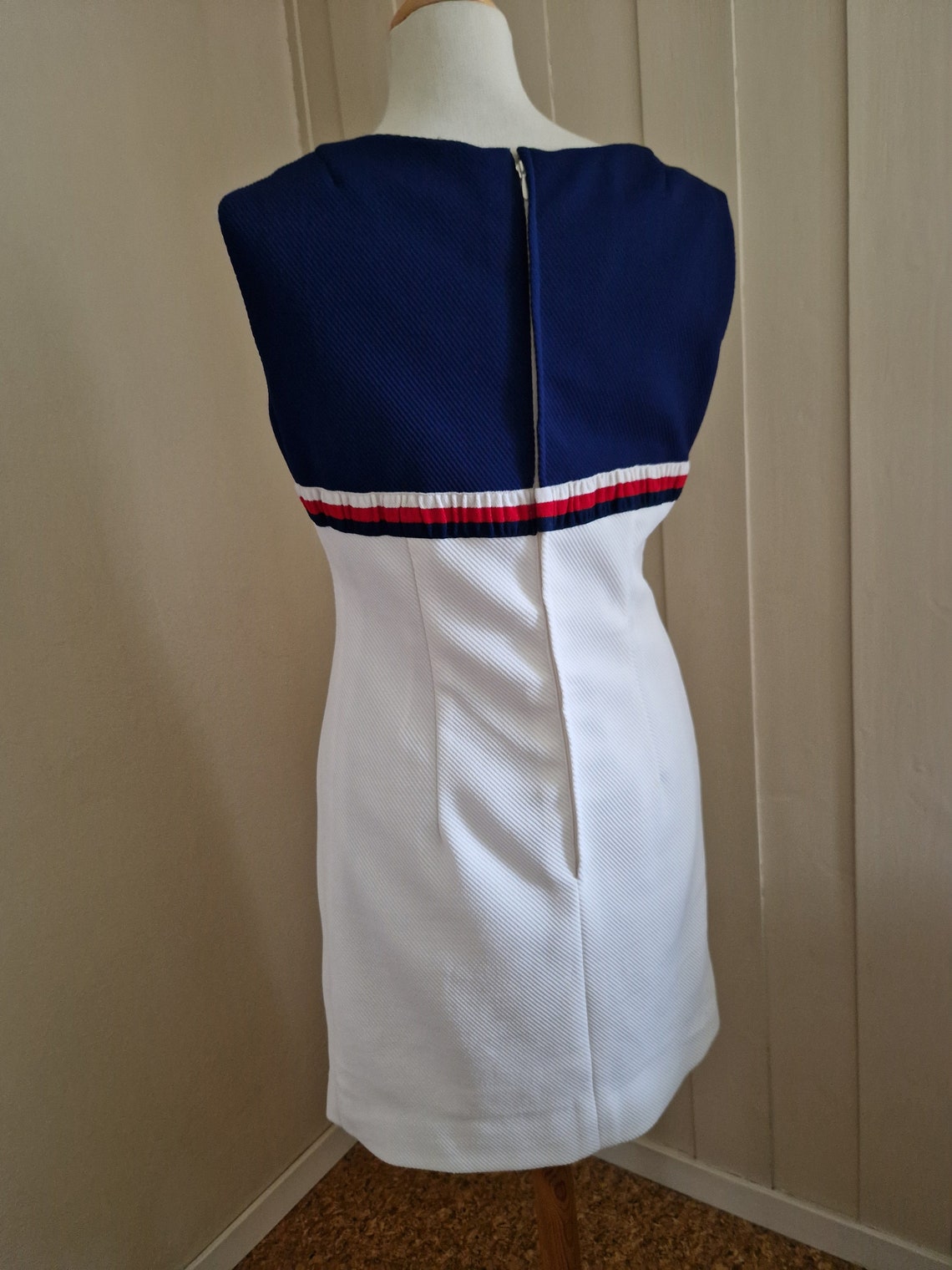 Mod Blue White Red Sailor Decor Buttons 60s Medium - Etsy
