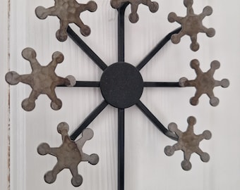 Handmade Brutalist Mid Century Candle holder Wall Sconce Norwegian Scandinavian