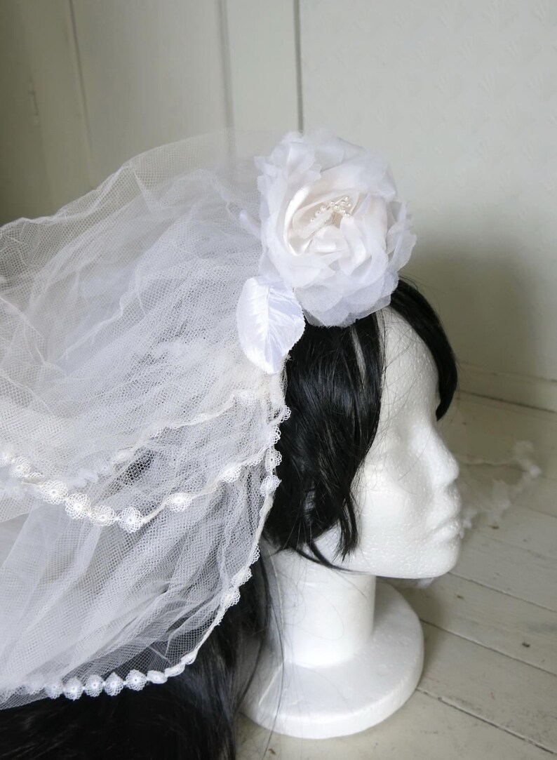 50s Bridal veil