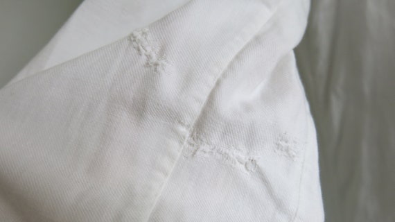Antique White Cotton Gothic Victorian Edwardian 2… - image 9