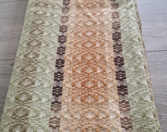 Large Antique Norwegian Scandinavian Hand woven Throw Runner Åkle Tapestry Wall hanging Wool Norwegian