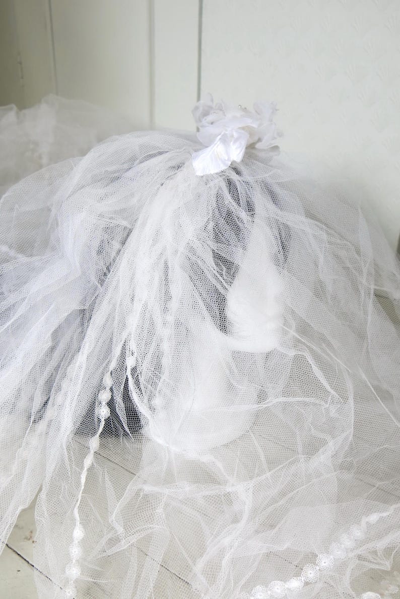 50s Bridal veil