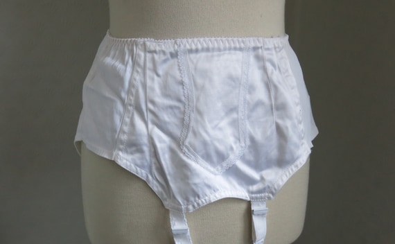 50s 60s Corset Garters Girdle Lingerie White Norwegian Frøya 