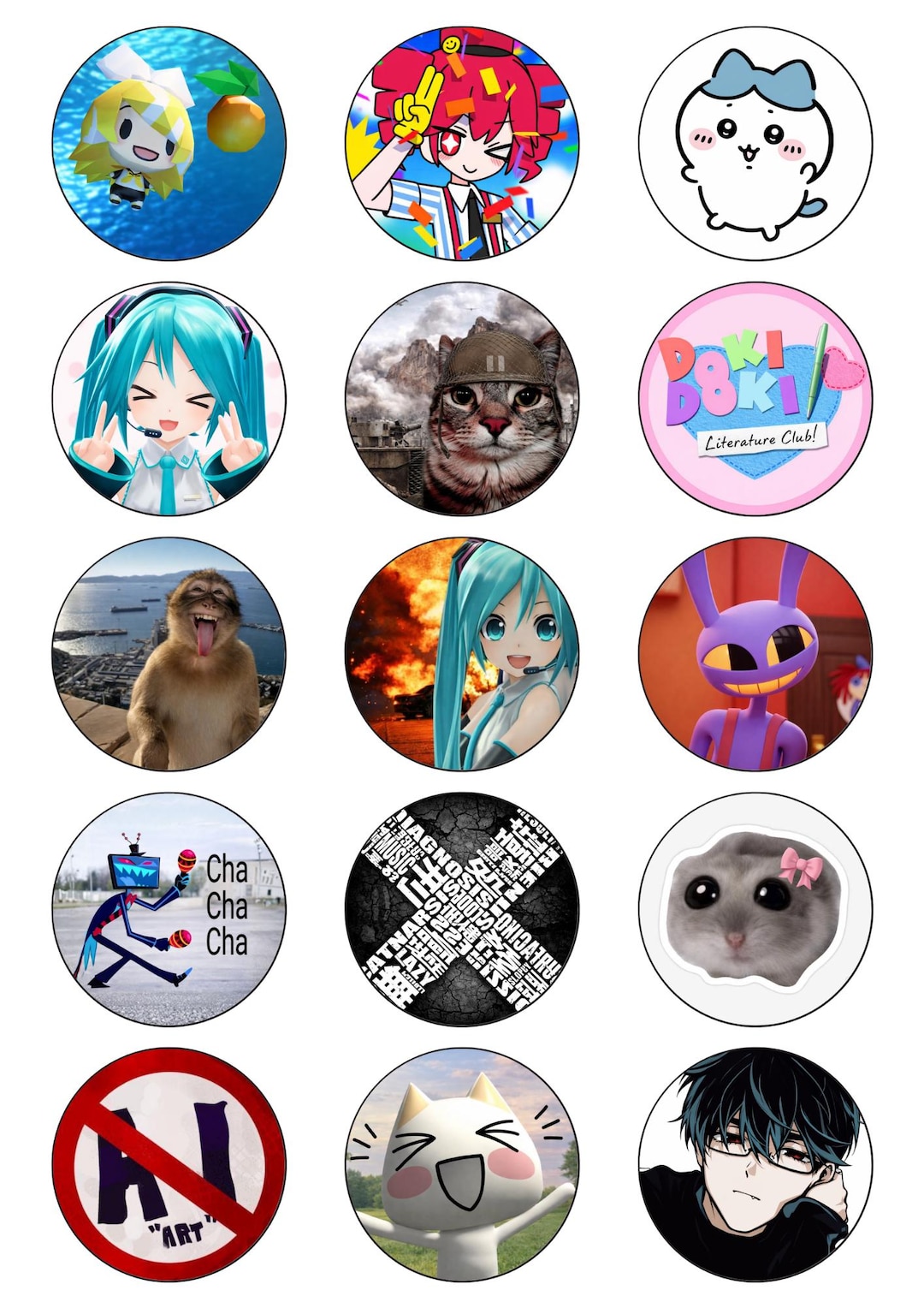 Collette Pin Anime Button Pins Set, Kawaii Cat & Game Badges, Backpack Accessories ...