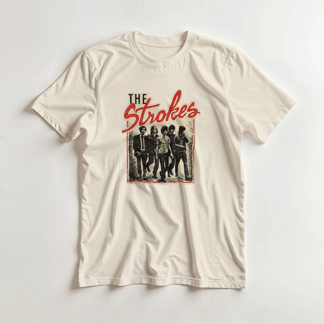 The Strokes Inspired Graphic T-Shirt - Classic Fit for Every Fan - Unisex Cotton Tee