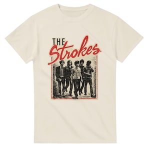 T-shirt grafica ispirata agli Strokes - Vestibilità classica per ogni fan - T-shirt unisex in cotone immagine 2