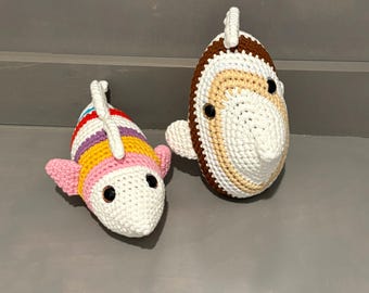 Tilt & Tumble - Crocheted Fish Plushies