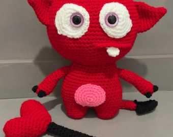 Love demon crochet plushie