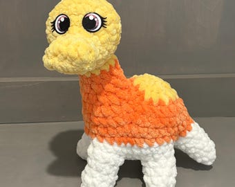 Candy Corn Dinosaur plushie