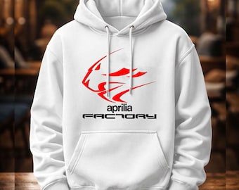 Aprilia Factory Racing Hoodie, Motorcycle Enthusiast Hoodie