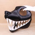 Original Design Horror Head Base Fursuit Mask Base Movable Jaw Canine Fantasy Creature Supply