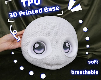 Japanese Style Fursuit Head Base Ultra Lightweight Breathable Open Mesh KIG With Eye Ring Compatibility For DIY Furry Character Projects