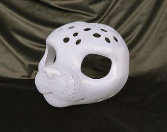 American Feline Fursuit Head Base TPU Dual Density Lightweight Breathable 3D Printed Skull With PLA Nose And Back Head For DIY Furry Builds