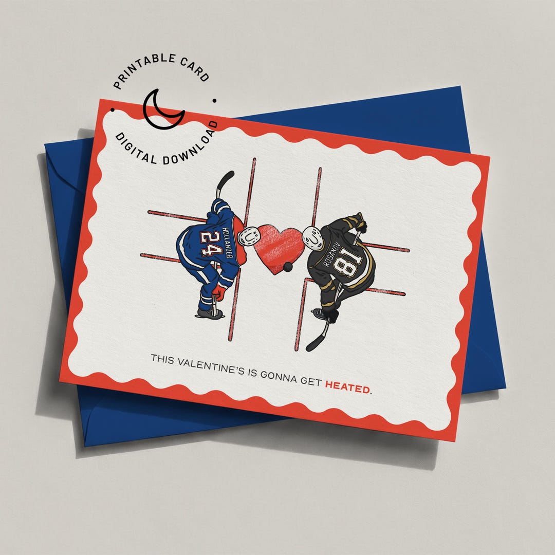 Heated Rivalry Valentine's Card - Etsy