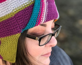 All Are One Hat Knitting Pattern, PDF