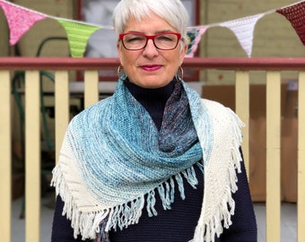 In The Light Shawl Knitting Pattern, PDF