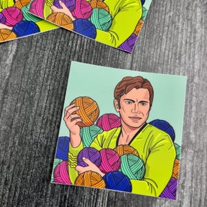 The Trouble with Knitters Vinyl Sticker • Star Trek Inspired
