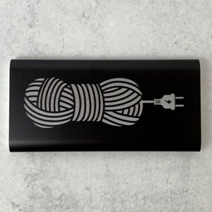 Yarn Power Bank & Wireless Charger for Knitters • Crocheters • Fiber Artists