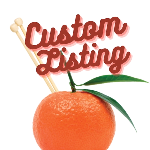 Custom Listing for Nancy