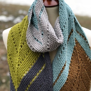 That&#39;s The Way Scarf Knitting Pattern, PDF