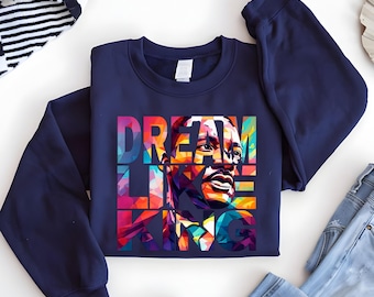 Sudadera con gráfico de Martin Luther King, camiseta de derechos civiles