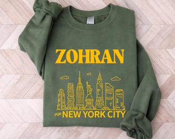 Camisa de alcalde de Zohran NYC: camiseta gráfica DSA