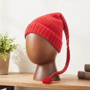 Patrón de crochet para gorro Melt the ICE (PDF) / Accesorio antigoteo Y2K, gorro rojo resistente, apto para principiantes