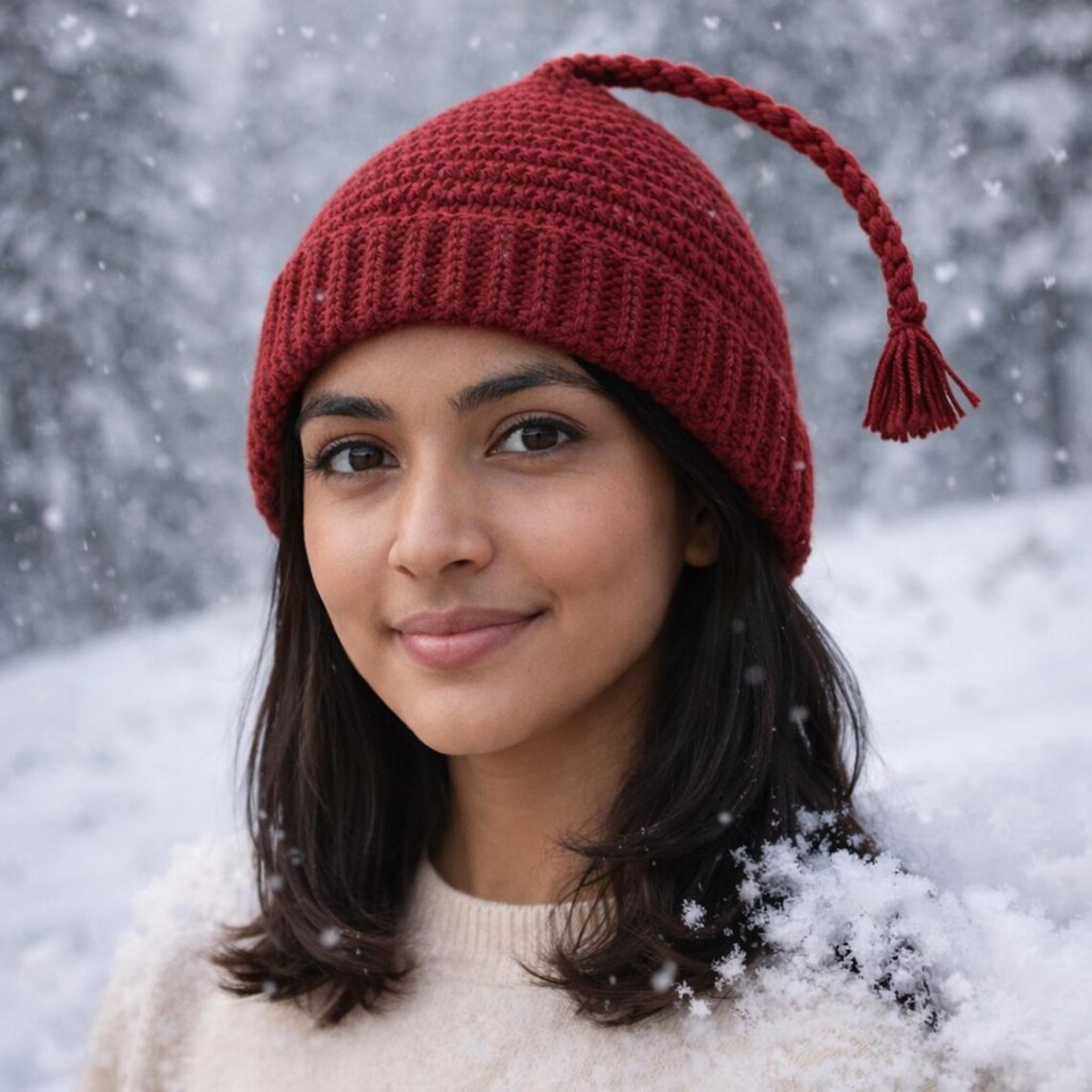 Ice Hat Pattern Melt the ICE Hat Crochet Pattern Pdf |Y2K Drip Accessory, Red ...