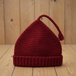 アイスハットのかぎ針編みパターン（PDF）|Y2Kドリップアクセサリー、レッドレジスタンスビーニー