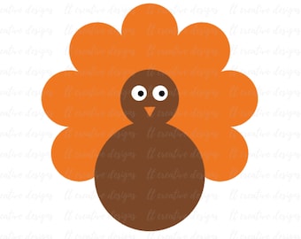 Turkey SVG File, Thanksgiving SVG, SVG Files, Turkey Clipart, Thanksgiving Png, Silhouette Files, Cricut Files