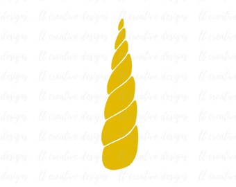 Unicorn Horn SVG, Unicorn SVG, Unicorn Clipart, Un SVG, Svg Files, Cricut, Silhouette Cut Files