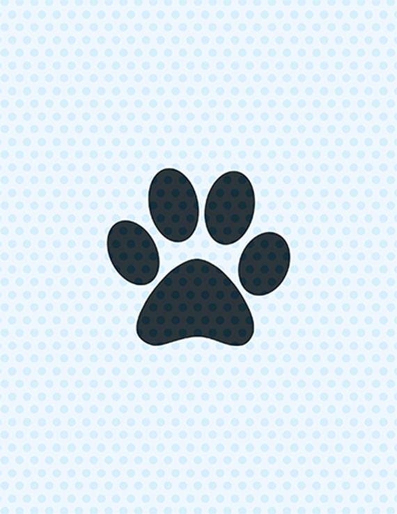 Download Paw Print Svg Dog Svg Svg Files Cricut Cut Files | Etsy