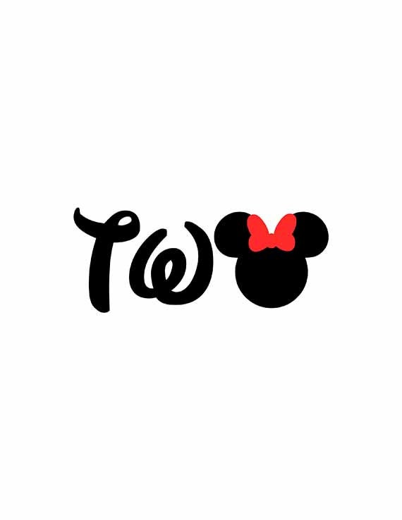 Download Minnie Mouse Birthday Svg Two Svg Minnie Svg Minnie Ears ...