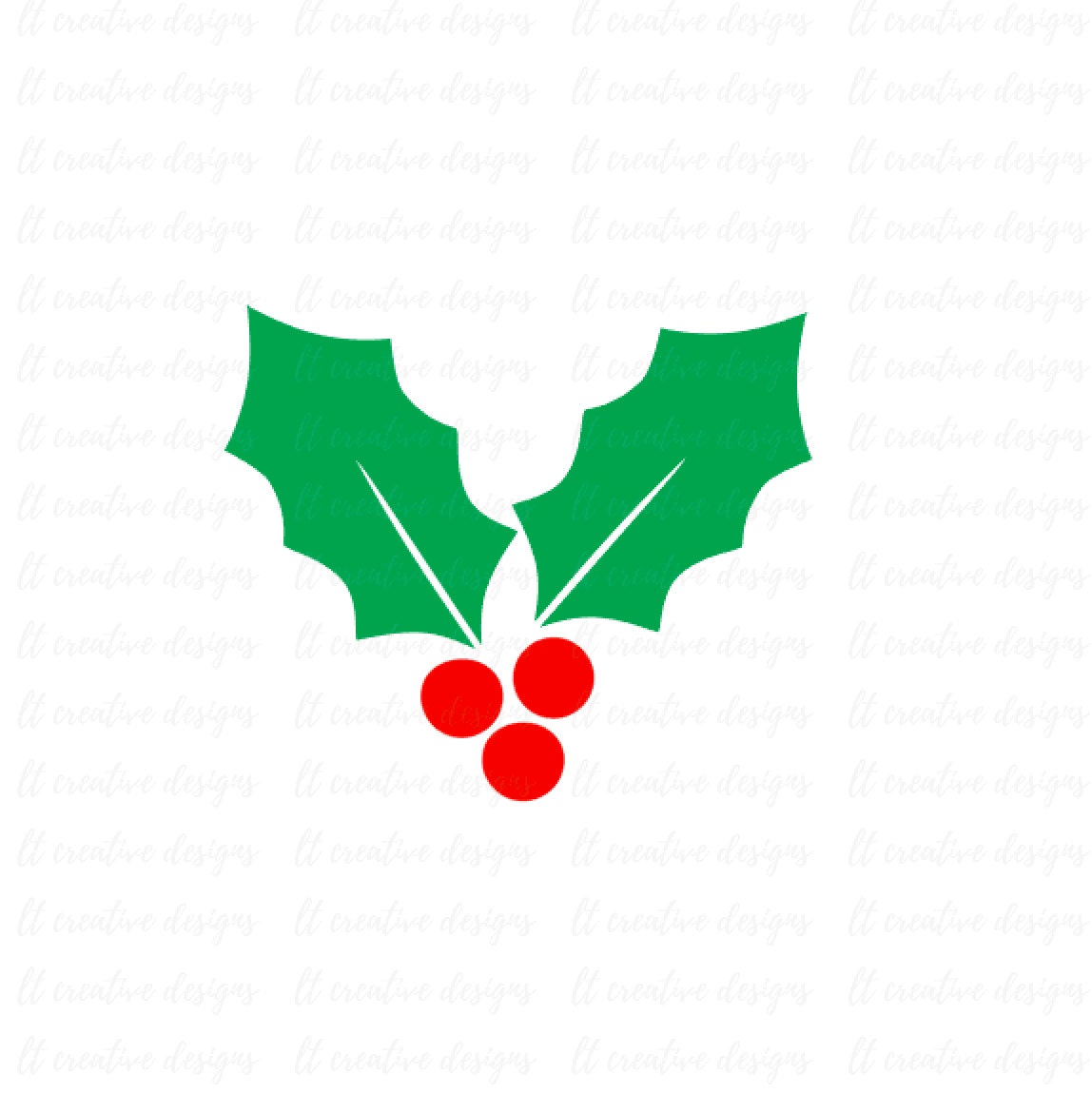 Christmas Holly Svg Holly SVG Winter SVG Christmas SVG | Etsy