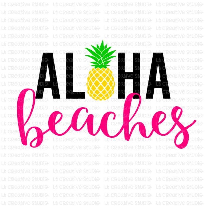 Download Aloha Beaches SVG Aloha Summer Summer SVG Beach Svg | Etsy