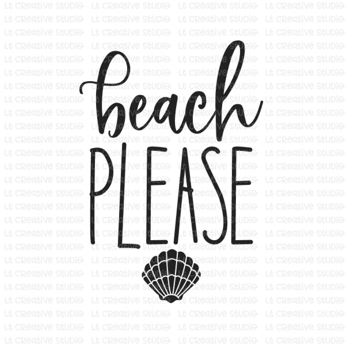 Beach Please SVG Beach Please SVG Files Cricut Files | Etsy