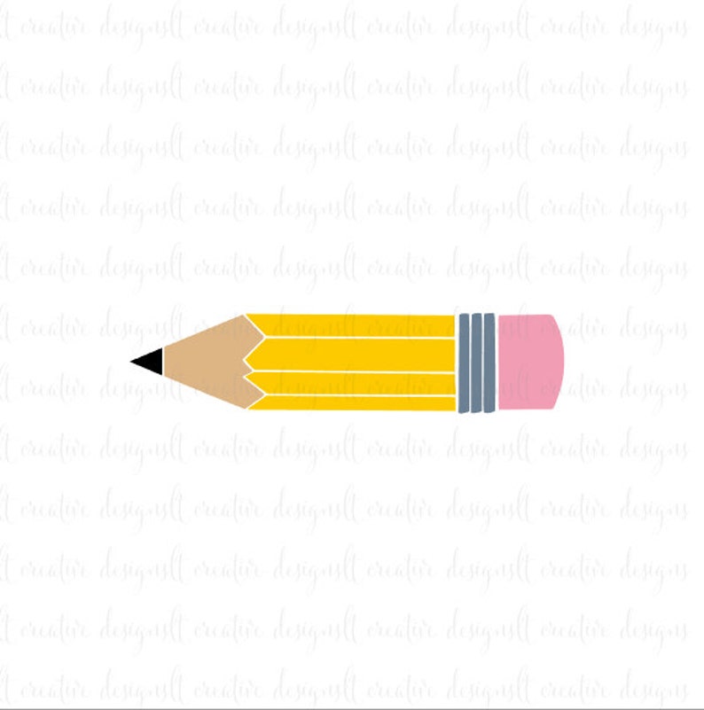 Download Pencil SVG Pencil Monogram SVG School SVG Education Svg | Etsy