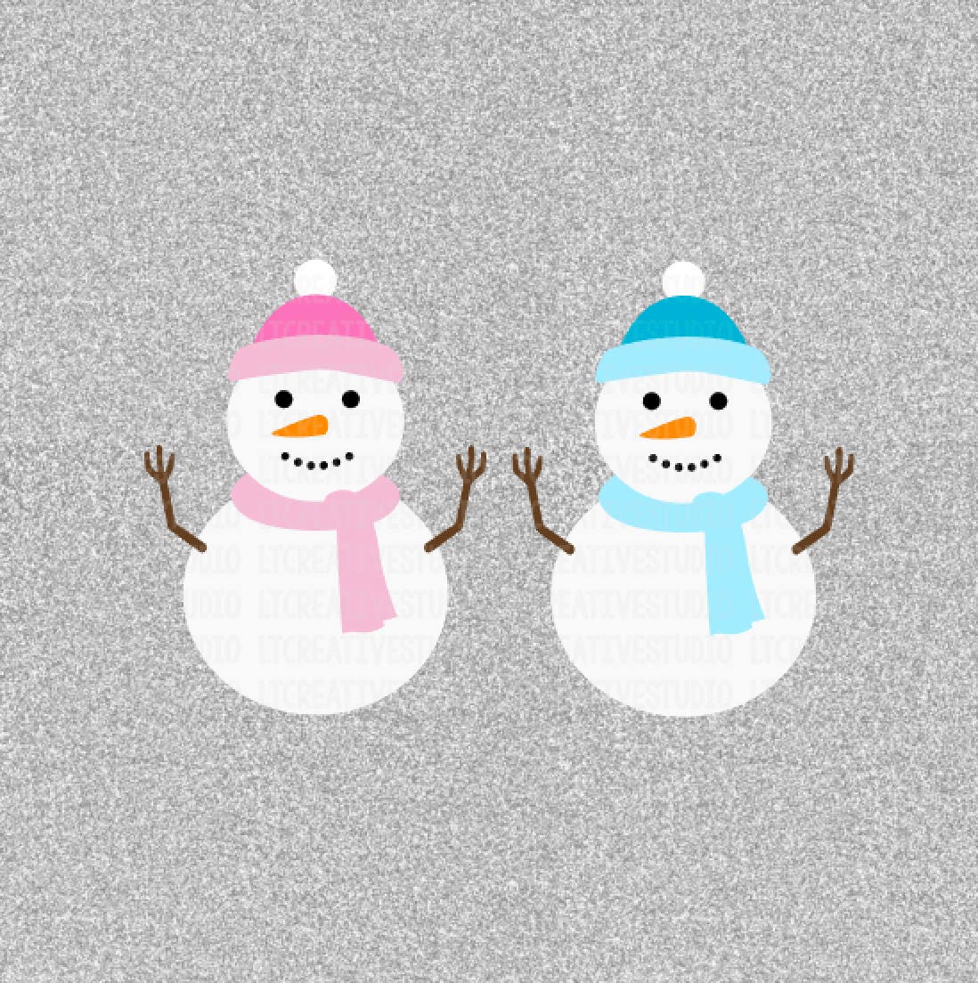 Download Snowman SVG Christmas SVG Silhouette Cut Files Cricut Cut ...