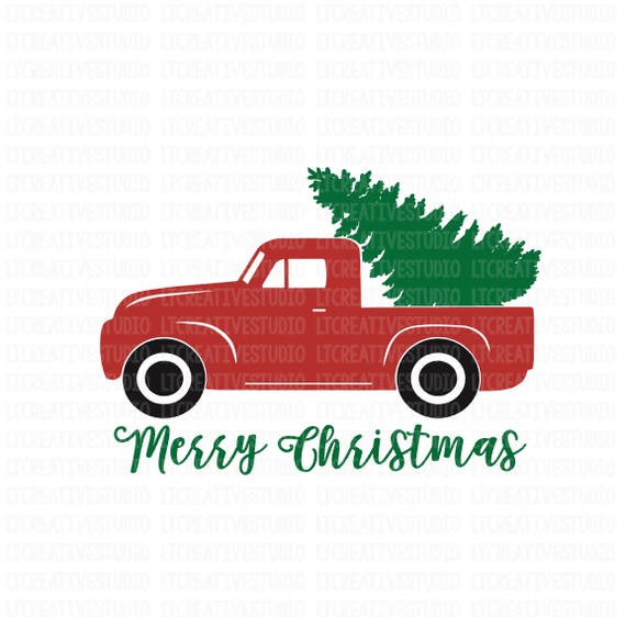 Download Christmas Truck SVGChristmas Tree Truck svg Christmas SVG ...