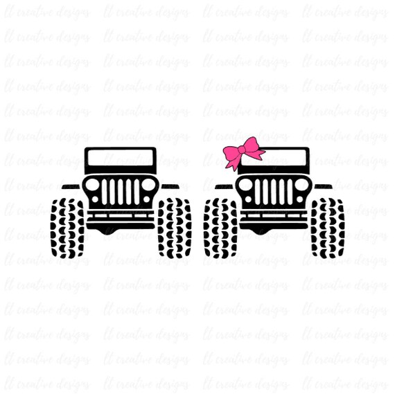 Download Jeep SVG Jeep Girl SVG Jeep Bow Svg SVG Files Cricut Cut ...