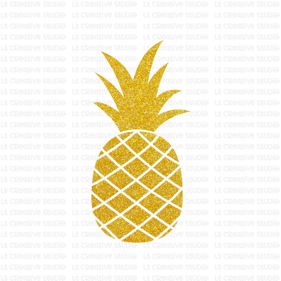 Download Pineapple SVG Glitter Pineapple Clipart SVG Files Cricut | Etsy
