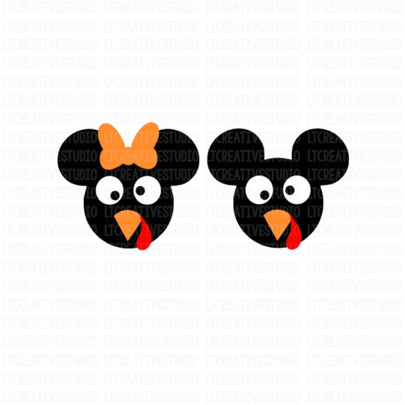 Download Minnie Turkey SVG Mickey Turkey Svg Turkey SVG ...