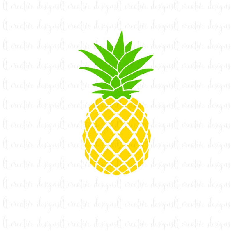 Download Pineapple SVG Pineapple Monogram SVG SVG Files Cricut Cut | Etsy