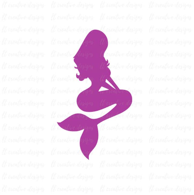 Download Mermaid SVG Beach SVG Svg Files Siilhouette Cut Files | Etsy