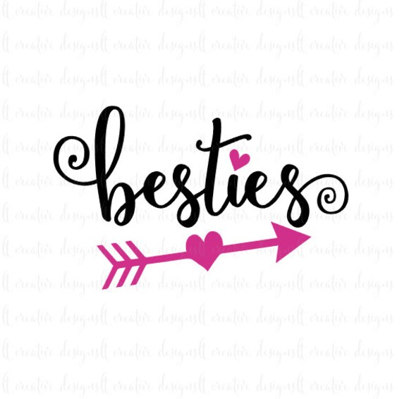 Download Besties Svg Best Friends Svg Friends Svg Heart Svg Bff | Etsy