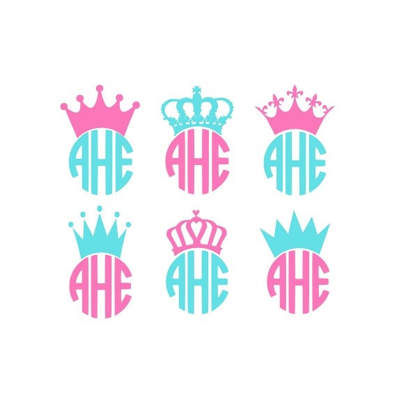 Download Princess Crown Svg Crown Svg Monogram Frame Svg Monogram ...