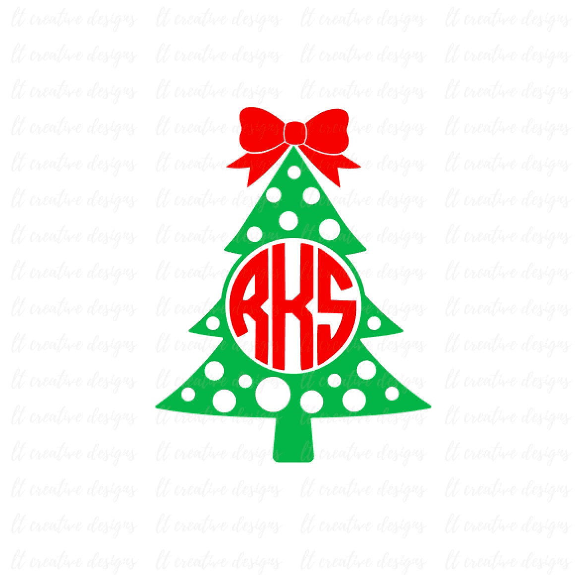 Download Christmas Tree Monogram Christmas Tree SVG Christmas SVG ...